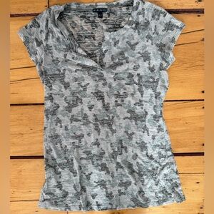 FANG Gray Camouflage Short Sleeve Tee